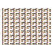 Bonne nappe d'anniversaire Pingouin (Devant (Horizontal))