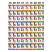 Bonne nappe d'anniversaire Pingouin (Devant)