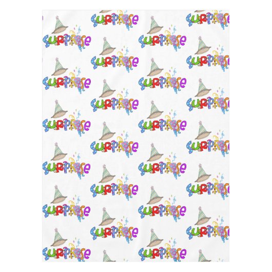 Bonne nappe d'anniversaire Surprise (Devant)