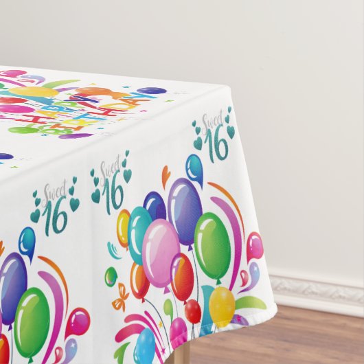 Bonne Nappe d'anniversaire Sweet sixteen (In Situ)