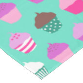 Bonne nappe de cupcakes d'anniversaire (Angle)