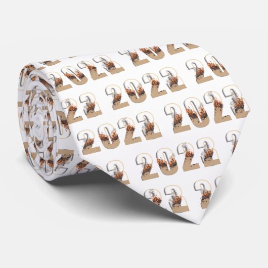 Bonne nouvelle année 2023 Montée de 2022 Cravate (Roulé)