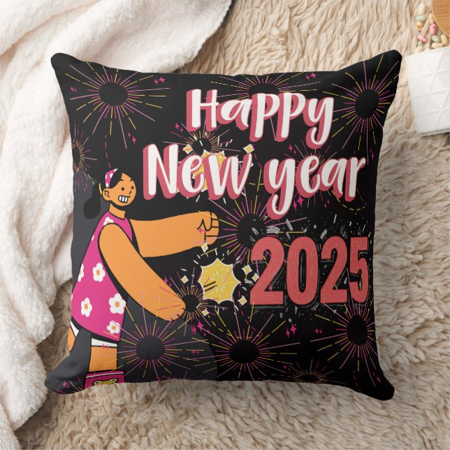 Bonne nouvelle année 2025 coussin (Couverture)