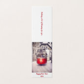 Bonne nouvelle année Carte de vacances Joshua 1:8- (Outside Unfolded)