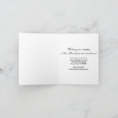 bonne nouvelle année nouvelle adresse faire-part (Intérieur)