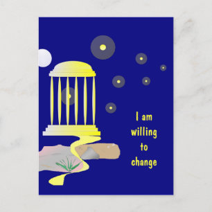 Bonne Nouvelle Carte postale Affirmation Voyage