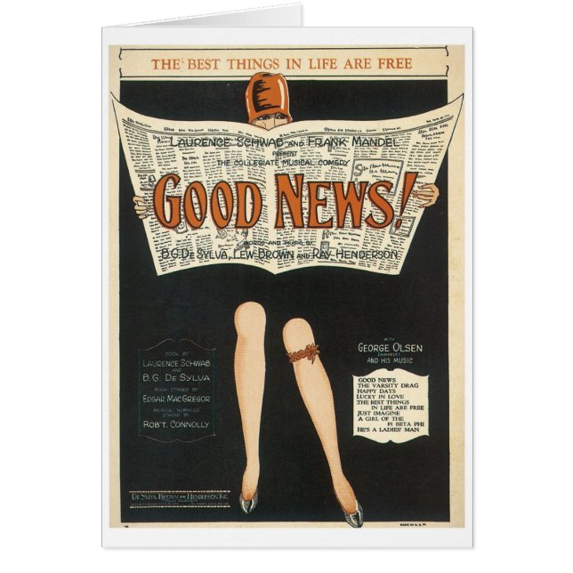 Bonne nouvelle ! Couverture vintage (Devant)