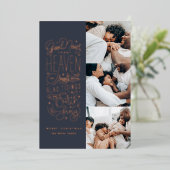 Bonne nouvelle de la carte de vacances Heaven Foil (Debout devant)