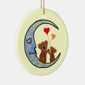 Bonne nuit ornement de lune de koala (Droite)