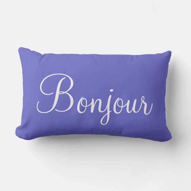 Bonne Nuit Paris Lumbar Coussin (Recto)