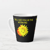Bonne nuit Soleil Petit Latte Mug (Angle gauche)