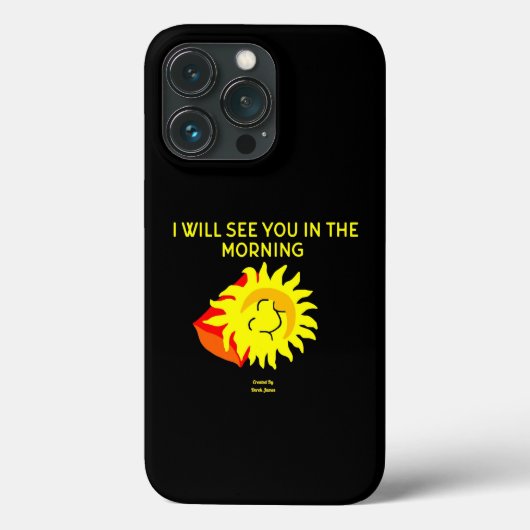 Bonne nuit Sun Apple iPhone 13 Pro Coque (Verso)
