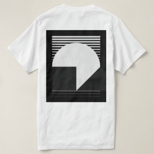 Bonne nuit urbaine - T-shirt City Moon minimaliste