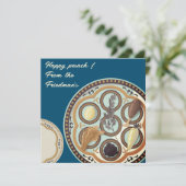 Bonne Pâque| Belle Invitation Seder Pesach (Debout devant)