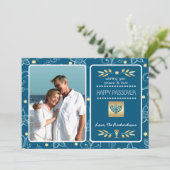 Bonne Pâque. Carte photo personnalisé (Debout devant)