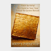 Bonne Pâque ! Golden Matzah (Recto)