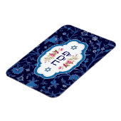 Bonne Pâque. Shalom chez Pesach Magnets cadeaux (Côté Gauche)