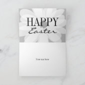 Bonne Pâques belle carte de voeux fleurie (Intérieur)