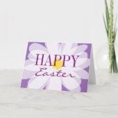 Bonne Pâques belle carte de voeux fleurie (Devant)