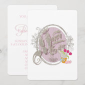 Bonne Pâques - Carte d'invitation (Devant / Derrière)