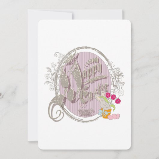 Bonne Pâques - Carte d'invitation (Devant)