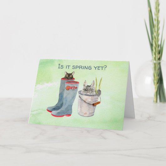 Bonne Pâques de la carte de voeux printemps du cha (Devant)