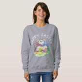 Bonne Pâques - Sweatshirt lapins & oeufs (Devant entier)