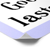 Bonne parole Bonne école de vêtements dire affiche (Coin)