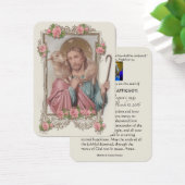 Bonne Pasteur Jésus Funéraire Carte Sainte - (Bureau)