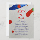 Bonne pensée deux invitation (Dos)