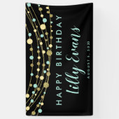 Bonne personnaliser de bannière d'anniversaire, 30 (Vertical)