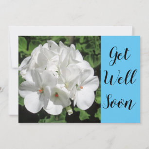 Bonne photo florale blanche carte plat