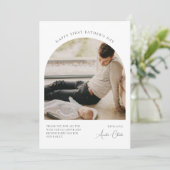 Bonne première Fête des pères Carte photo moderne (Debout devant)