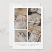 Bonne première Fête des pères Carte photo moderne (Dos)