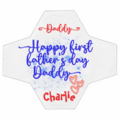 Bonne première Fête des pères papa | (Plat)