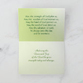 Bonne prière de la Saint Patrick pour vous Carte (Intérieur)