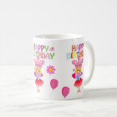 Bonne princesse Mug Anniversaire (Devant droit)