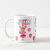 Bonne princesse Mug Anniversaire (Gauche)