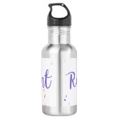 Bonne retraite Confetti bouteille d'eau Confetti (Dos)