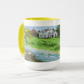 Bonne retraite Personnalisez Mug (Dame à Hammock) (Devant gauche)