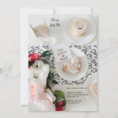 Bonne Saint-Galentin Black Heart Bunch Invitation (Devant)