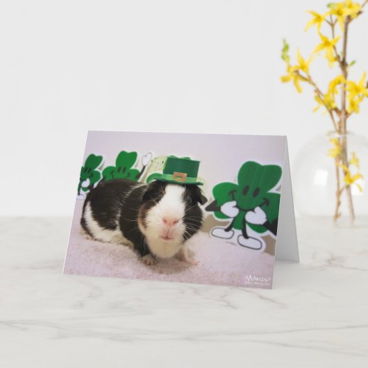 Bonne Saint Patrick ! Carte (Fleur jaune)