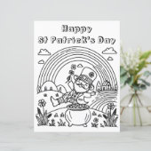 Bonne Saint Patrick's Day | Page Couleur (Debout devant)