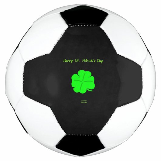 Bonne Saint Patrick's Day Soccer Ball (Devant)