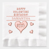 Bonne Saint Valentin 10e anniversaire Nom du coeur (Recto)