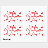 Bonne Saint Valentin Autocollant (Feuille)