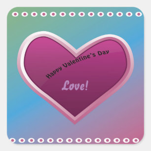 Bonne Saint-Valentin Autocollant