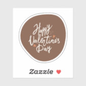 Bonne Saint Valentin, Love scrapbook Sticker (Feuille)