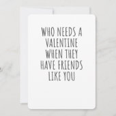 Bonne Saint Valentin pour les amis Carte de voeux (Devant)