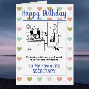 Bonne Secrétaire d'anniversaire